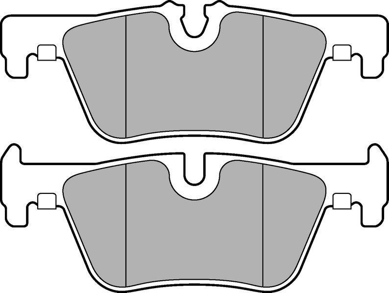 Delphi Lp2286 Fren Balatası Arka Bmw 1  F20 F21 Bmw 2  F22 F23 Bm