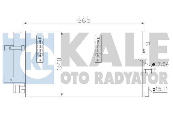 Kale 375800 Klima Radyatörü A4 B8 2007 Sonrası A5 8T 2007 Sonrası A6  2011 Sonrası A7 4G 10-