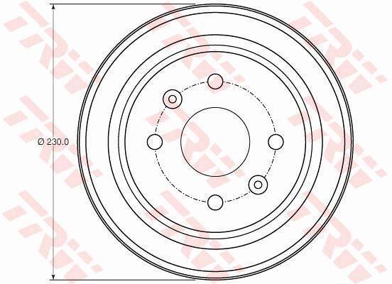 Trw Db4442 Arka Kampana Aveo1.2 1.408-