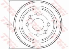 Trw Db4442 Arka Kampana Aveo1.2 1.408-