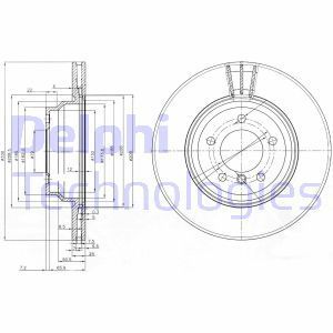 Delphi Bg3959 Fren Diski Çiftli Paket Bmw 123-125-130-320-325-330