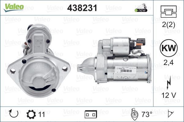 Valeo 438231 Marş Motoru Crafter 06-