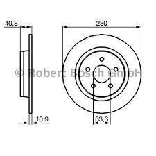 Bosch 986479170 Arka Fren Aynası Focus Iı 11.04=-09=-Cmax 03=-09=