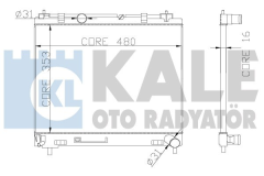 Kale 342140 Radyatör Toyota Yarıs Al-Pl-Brz