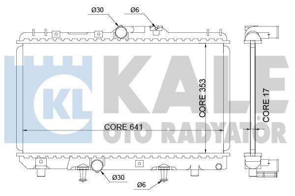Kale 342150 Radyatör Toyota Corolla Compact-Lıftback-Wagon Al-Pl-