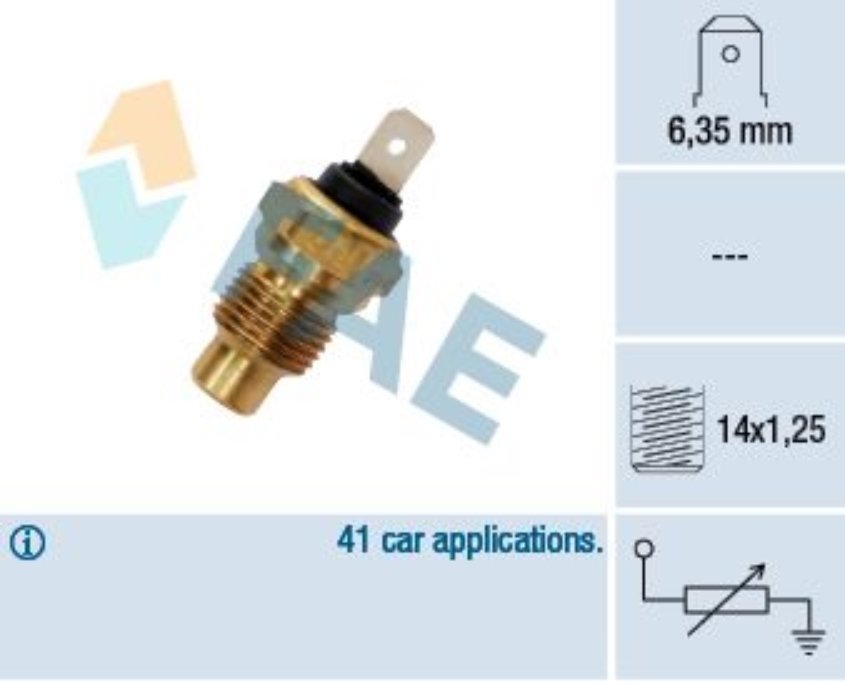 Fae 31280 Hararet Müşürü Em J9 R9 Master Trafıc 205 305 405 P505-