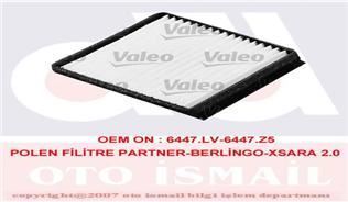 VALEO 698146 POLEN FİLTRESİ PARTNER -02 / BERLINGO