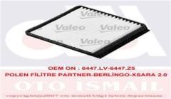 VALEO 698146 POLEN FİLTRESİ PARTNER -02 / BERLINGO