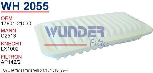 WUNDER WH2055 HAVA FİLTRESİ - TOYOTA YARiS 99 1.3 E.M