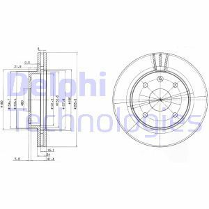 Delphi Bg4003 Fren Diski Ön Lacettı 2004 Sonrası / Nubıra 03-