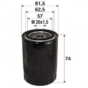 Valeo 586017 Yağ Filtresi Accent (90-12)Getz (02-12)Elantra (96-1