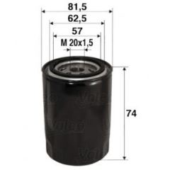 Valeo 586017 Yağ Filtresi Accent (90-12)Getz (02-12)Elantra (96-1