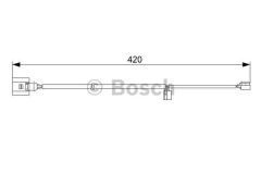 Bosch 1987473012 Fren Balata Fişi Ön Touareg 2002 Sonrası / Q7 / Cayenne