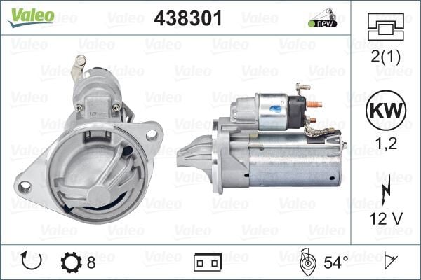 Valeo 438301 Marş Motoru Fıesta Focus B-Max