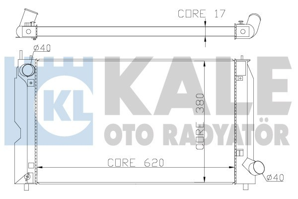 Kale 342205 Radyatör Avensıs Corolla Verso Al-Pl-Brz