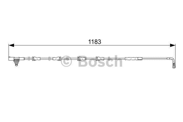 Bosch 1987473031 Fren Balata Fişi Arka Ikaz Kablosu Landrover Dıs