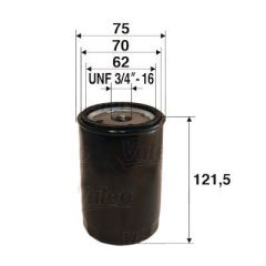 Valeo 586030 Yağ Filtresi Fıesta Iıı-Iv-V-Focus-Mondeo Iıı-Escort