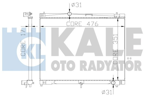 Kale 342215 Radyatör Yarıs Al-Pl-Brz