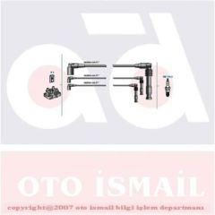 Doduco 7813A Doduco Buji Kablosu Omega B 94-01 2.5İ V6 Set 1-3-5