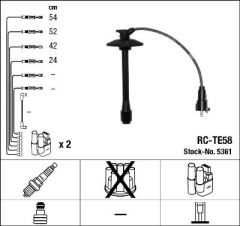 Ngk 5361 Buji Kablosu Avensıs 97-00 2,0 Lıftbackrav 4 94-00 2,0-1