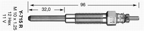 Ngk 5376 Isıtma Kızdırma Bujisi Hıace 90-97 Land Cruıser Hılux 2.