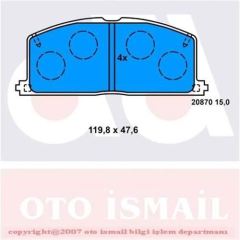 Bosch 986495234 Fren Balatası Ön Corolla Camry-Corna-Carına 1995 Sonrası 0