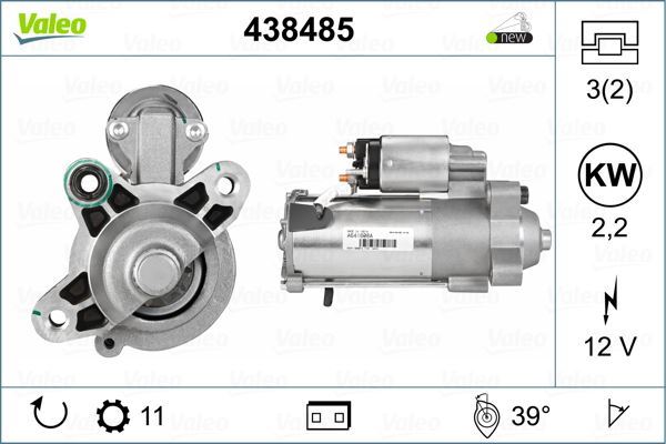 Valeo 438485 Marş Motoru Ford C-Max-Focus-Kuga-Mondeo