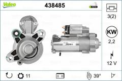 Valeo 438485 Marş Motoru Ford C-Max-Focus-Kuga-Mondeo