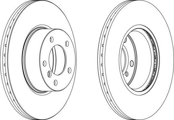 Ferodo Ddf1717 Fren Diski Ön Bmw 3 E90 E91  Havalı 312Mm