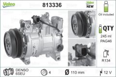 VALEO 813336 KOMPRESÖR Audi A4 (B6). A6