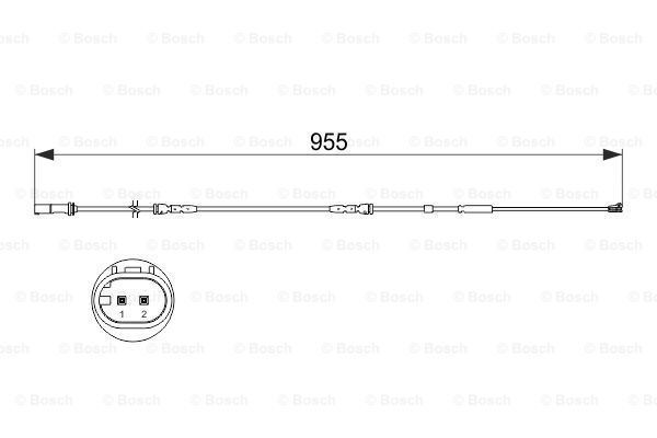 Bosch 1987473511 Fren Balata Fişi Bmw X3 F25 10-X4 26 13-