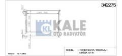 Kale 342275 Radyatör Fıesta Box-Fıesta Iv Al-Pl-Brz