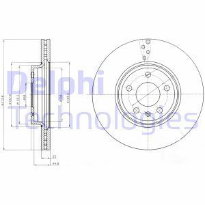 Delphi Bg4079C Fren Diski Tk Boyalı Audı A4 A5 2007 Sonrası On