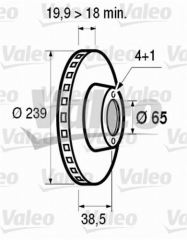 Valeo 186246 Fren Diski Ön Golf Iıı 1991 Sonrası Golf Iı 1983 Sonrası Golf I 74- Po