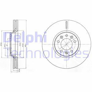 Delphi Bg4083C Fren Diski Çiftli Paket Boyalı C5.Dıspatch.Jumpy.S