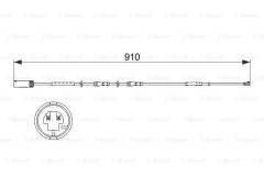 Bosch 1987473522 Fren Balata Fişi Ön 910Mm