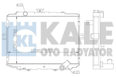 Kale 342295 Radyatör H100 Bus Al-Pl-Brz