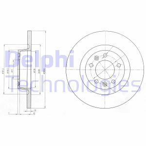 Delphi Bg4085 Fren Diski Arka Scudo 2007 Sonrası / Expert Iı 2007 Sonrası / Jumpy I