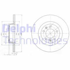 Delphi Bg4085 Fren Diski Arka Scudo 2007 Sonrası / Expert Iı 2007 Sonrası / Jumpy I