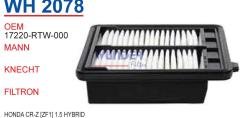 WUNDER WH2078 HAVA FİLTRESİ - HONDA CR-Z (ZF1) 1,5 HYBRİD