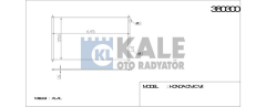 Kale 380300 Klima Radyatörü Cıvıc Vıı Al Al 615X360X16