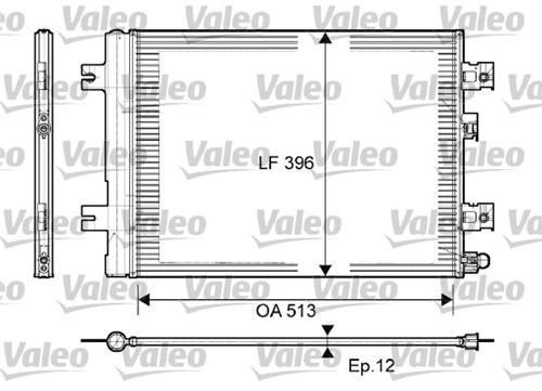 VALEO 814077 KLIMA RADYATÖRÜ LOGAN I 04- SANDERO I 08- DUSTER 10-