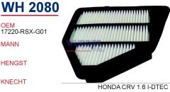 WUNDER WH2080 HAVA FİLTRESİ - HONDA CR-V DIESEL AIR FILTER FITS 1
