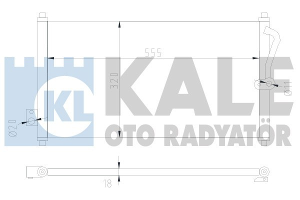 Kale 380500 Klima Radyatörü Crv I Integra Al Al 581X366X16