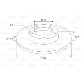 Valeo 186295 Fren Diski Arka Bmw 3 E36 E46 1990 Sonrası Düz 280Mm