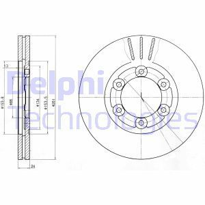 Delphi Bg4104 Fren Diski Ön Bongo K2700 04-11 Takım