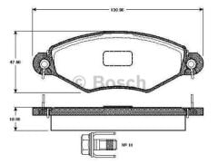 Bosch 986495260 Fren Balatası Ön 206 1998 Sonrası 206 + Te3 09-