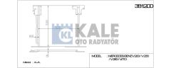 Kale 381200 Klima Radyatörü Mercedes W638 Vıto V200 V200Cdı 108Cd