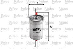 Valeo 587004 Yakıt Filtresi (Benzin) Renault Clıo I 1.2-Espace-Ma