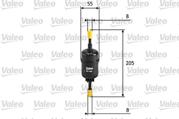 Valeo 587023 Yakıt Filtresi (Benzin) Ford Fıesta V 1.4 16V